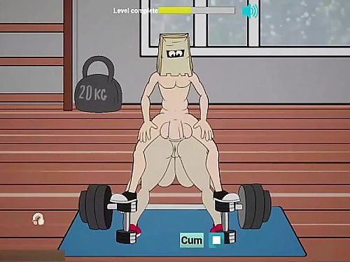 Fuckerman - Weird Gym Public Anal Fuck